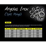 Split Rings Borboleta (argolas inox) 00462