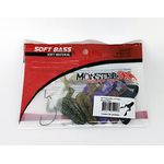 Kit Traíra Monster 3x X-Frog + 1 Anzol Offset - 6UN 9.5cm 8gr