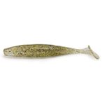 Isca Soft Monster 3x Slow Shad 9cm - 3un. Cor Chá Dourado