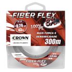 LINHA MULTIFILAMENTO CROWN FIBER FLEX 8x C/ 300M