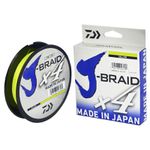 LINHA MULTIFILAMENTO DAIWA J-BRAID X4U 270m - Amarelo