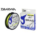 LINHA MULTIFILAMENTO DAIWA J-BRAID X4U 135m - AMARELA