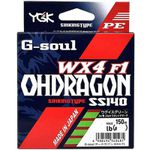 Linha Multifilamento YGK G-Soul WX4 F1 Ohdragon Sinking Type SS140 - 150m