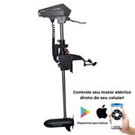 Motor Elétrico Marine Sports Phantom 54lbs com Autoboat com Controle Remoto, Âncora(GPS) e App (Água Doce)