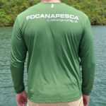 Camiseta com filtro UV50+ Focanapesca Verde