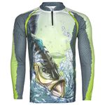 Camiseta de Pesca King Manga Longa - KFF22