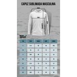 Camiseta c/ Capuz Mar Negro X-Protection Estonada Preta