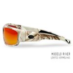 Óculos Black Monster 3x River Vermelho