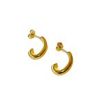 Argola Helen- banho ouro 18k