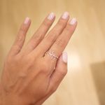 Anel Ramo- banho de prata