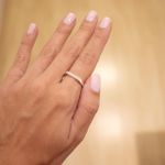 Anel Sinete- banho prata