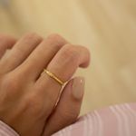 Anel Florença- banho ouro 18k