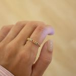 Anel Aparador Color- banho ouro 18k