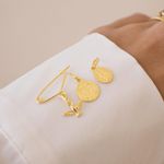 Alfinete Batizado- banho ouro 18k