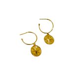 Argola Jasmin- banho ouro 18k