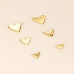 Kit Brincos Corações- banho de ouro 18k