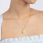 Colar Santorini- banho ouro 18k