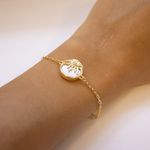 Pulseira Raios de Sol- banho ouro 18k