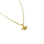 Colar Bee- banho ouro 18k