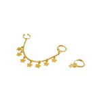 Brinco Astral- banho ouro 18k