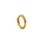 Piercing Conch Liso 10mm- banho ouro 18k