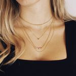 Colar Bella- banho ouro 18k