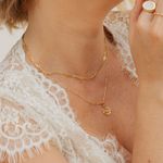 Colar Olho Grego- banho ouro 18k