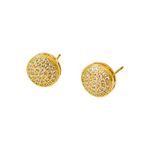 Brinco Lis- banho ouro 18k