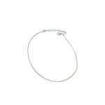 Tornozeleira Single- banho prata