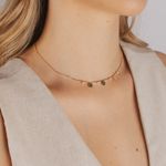 Choker Liz- banho ouro 18k