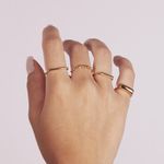 Anel Alice- banho ouro 18k