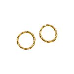 Brinco Basic- banho ouro 18k