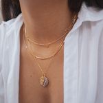 Choker Luna- banho ouro 18k