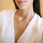 Colar Lumine- banho ouro 18k