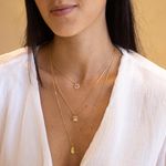 Colar Nossa Senhora- banho ouro 18k