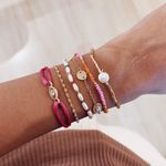 Pulseira Way Laranja e Rosa