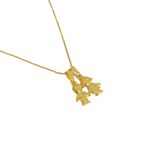 Colar Mom- banho ouro 18k