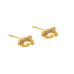 Brinco Linea- banho ouro 18k