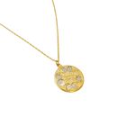 Colar Fases da Lua- banho ouro 18k