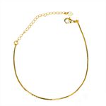 Pulseira Single- banho ouro 18k
