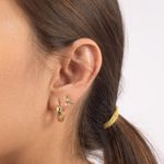 Mini Brinco Bird- banho ouro 18k