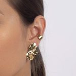 Brinco Helena- banho ouro 18k