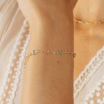 Pulseira Maitê- banho ouro 18k