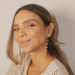Brinco Vanilla- banho ouro 18k
