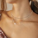 Choker Astros- banho prata