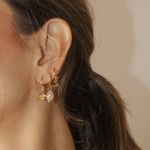 Argola Bee- banho ouro 18k