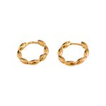 Argola Clara- banho ouro 18k