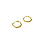 Argola Basic P- banho ouro 18k