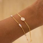 Pulseira Pearl- banho ouro 18k