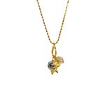 Charm Peixe- banho ouro 18k